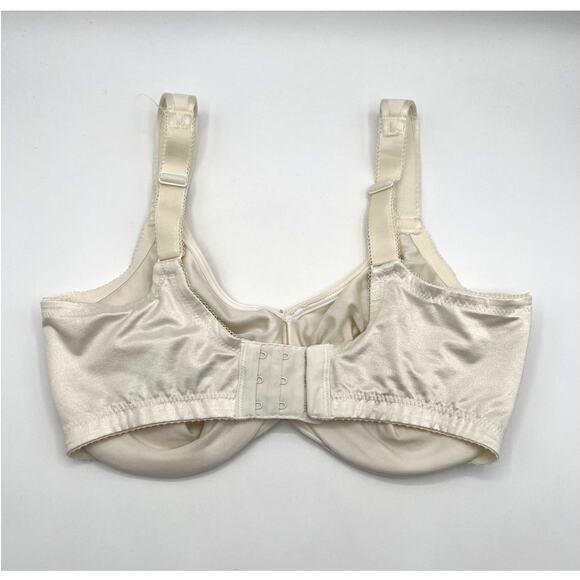 Wacoal Bodysuede Ultra Full Figure Seamless Underwire Bra Cream 85185 34DD - Picture 5 of 13